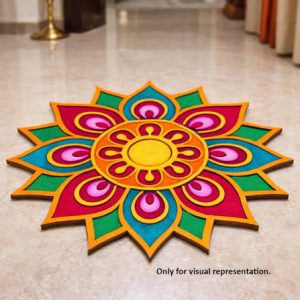 Big Flower Rangoli